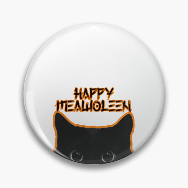 Item preview, Happy Mealloween Spooky Black Cat Orange Aesthetic Design designed and sold by HQ74.