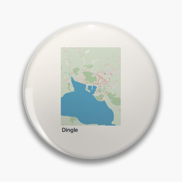 Item preview, Dingle Minimalistic Map Art designed and sold by MapsNerd.