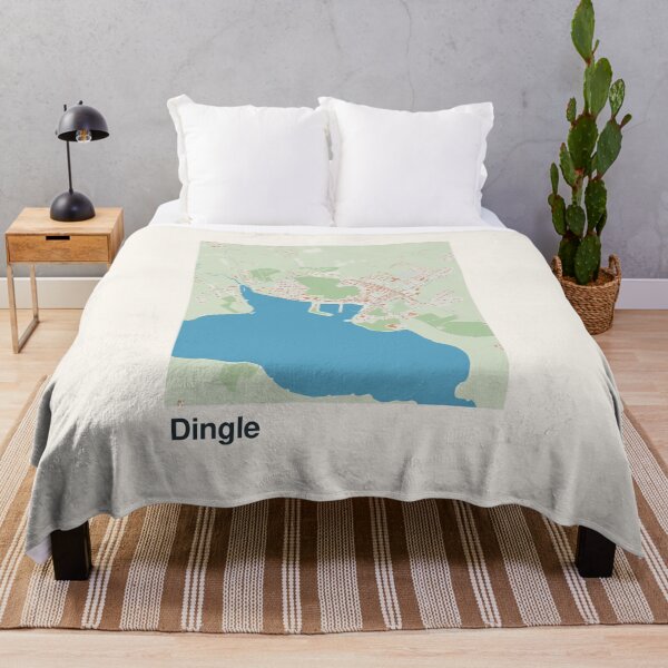Item preview, Dingle Minimalistic Map Art designed and sold by MapsNerd.