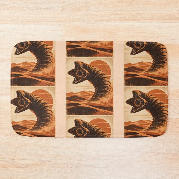 Item preview, Dune Sandworm Shai-Hulud Vintage Arrakis Desert Retro designed and sold by Kalaidax.
