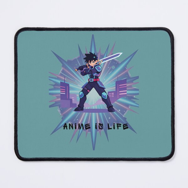 Item preview, Neon Blade Warrior – Cyberpunk Anime Night designed and sold by AliElbastwesy.