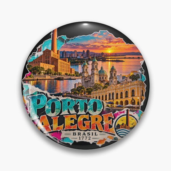 Item preview, Porto Alegre — Alma del atardecer y patrimonio callejero designed and sold by URBIVO.