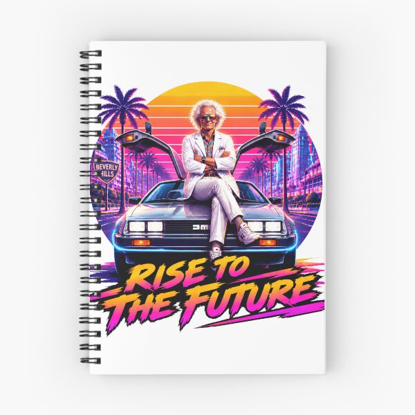 Item preview, Rise to the Future - 80s Synthwave Retro - Doc designed and sold by 80stuff.
