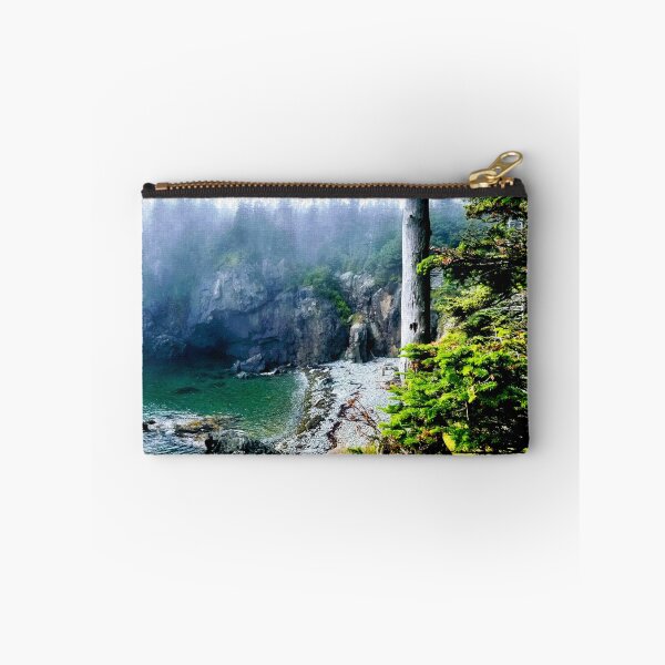 Item preview,  Quoddy Head Coastal Path – Misty Maine Ocean Cliffs Photography designed and sold by Old Barn Studios.