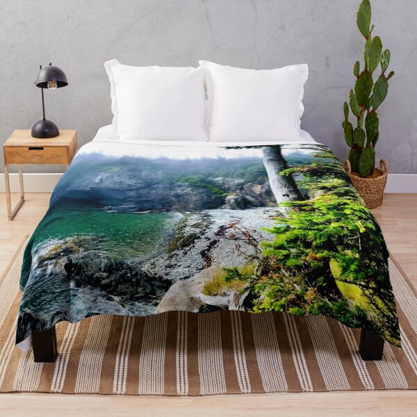 Item preview, Quoddy Head Coastal Path – Misty Maine Ocean Cliffs Photography designed and sold by Old Barn Studios.