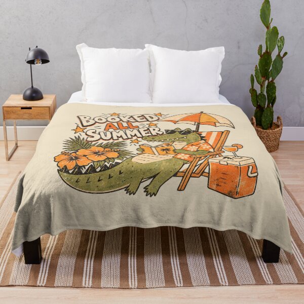 Item preview, Booked All Summer – Reading Crocodile Vacation designed and sold by AwesomeBeyondLimits.