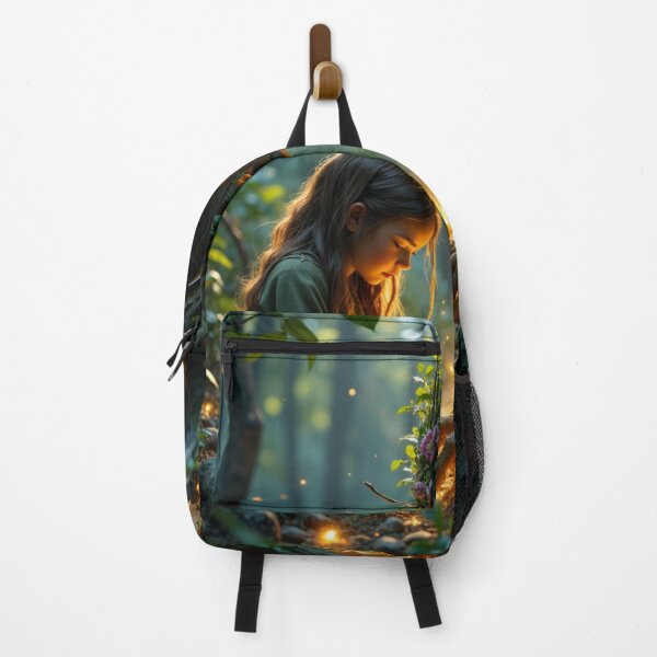 Item preview, Forest Healer and Lost Child – Enchanted Fantasy Art designed and sold by nhk999.