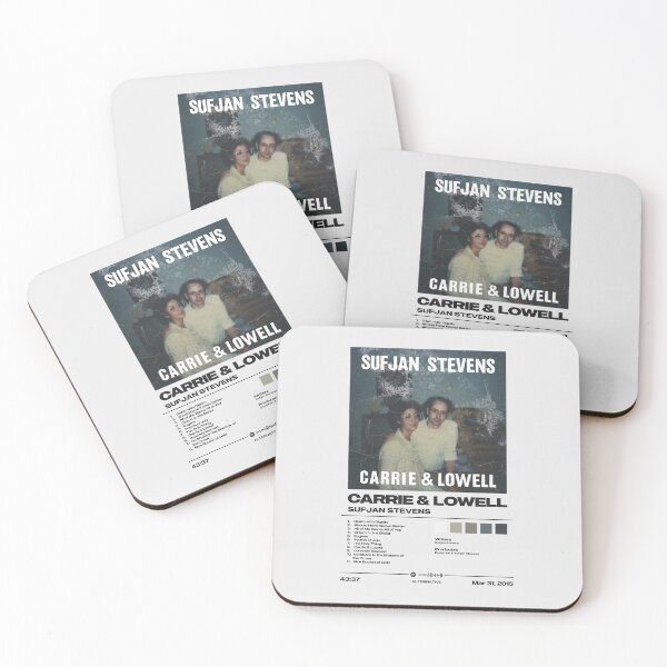Item preview, Carrie & Lowell by Sufjan Stevens - Tracklist Art designed and sold by FourthWall Prints.