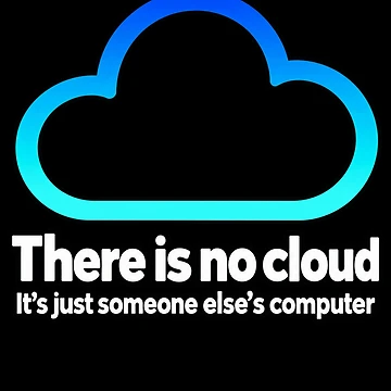 Artwork thumbnail, There Is No Cloud Tech Humor by ROUX-ART