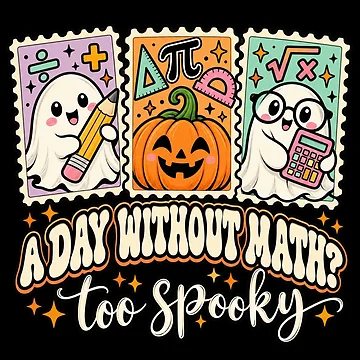 Artwork thumbnail, Halloween Math Too Spooky by ROUX-ART