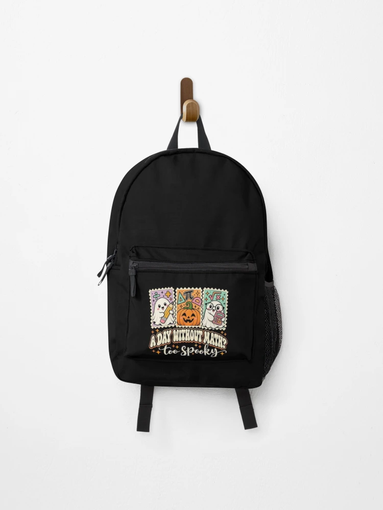 Thumbnail 1 of 3, Backpack, Halloween Math Too Spooky designed and sold by ROUX-ART.