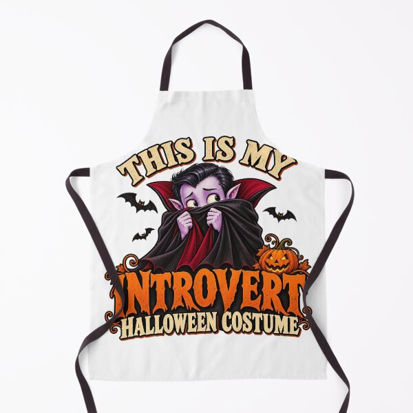 Item preview, THIS IS MY INTROVERT HALLOWEEN COSTUME designed and sold by WheelieGdArt.