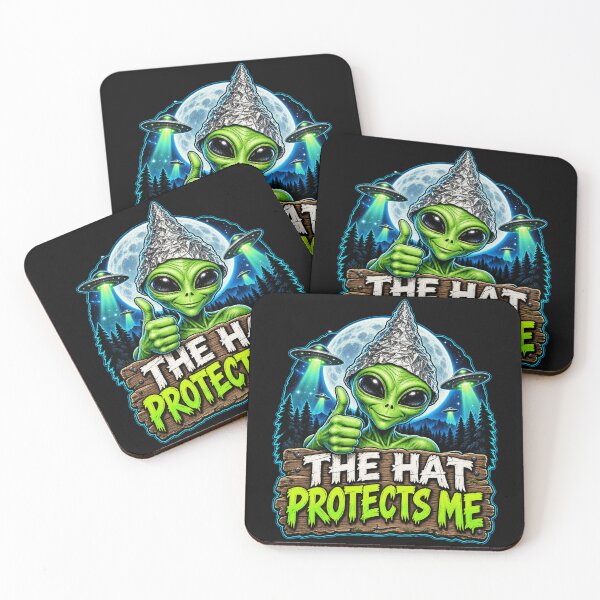 Item preview, Alien Tinfoil Hat Says The Hat Protects Me designed and sold by ROUX-ART.
