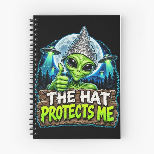 Item preview, Alien Tinfoil Hat Says The Hat Protects Me designed and sold by ROUX-ART.