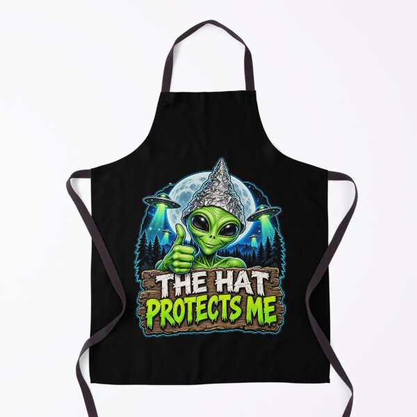 Item preview, Alien Tinfoil Hat Says The Hat Protects Me designed and sold by ROUX-ART.
