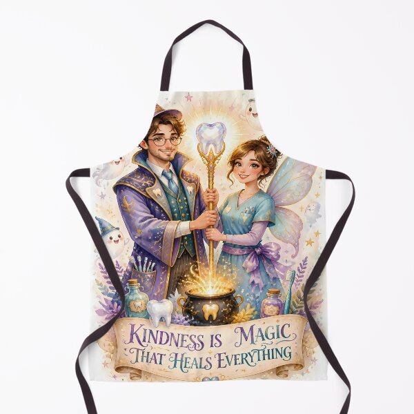 Item preview, Kindness Is Magic That Heals Everything – Dentist and Tooth Fairy designed and sold by Art-Arcade6.