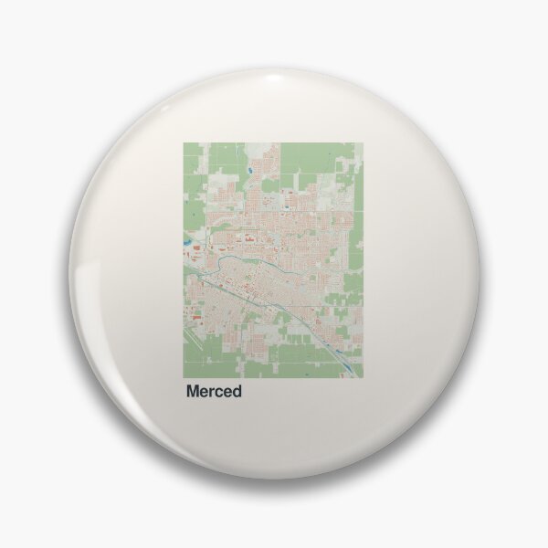 Item preview, Merced Minimalistic Map Art designed and sold by MapsNerd.