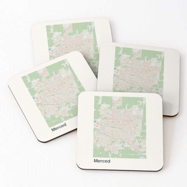 Item preview, Merced Minimalistic Map Art designed and sold by MapsNerd.