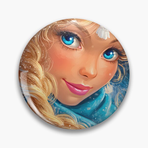 Item preview, Enchanting Winter Princess in Blue and White Attire designed and sold by Artessie.