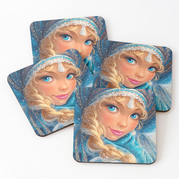 Item preview, Enchanting Winter Princess in Blue and White Attire designed and sold by Artessie.