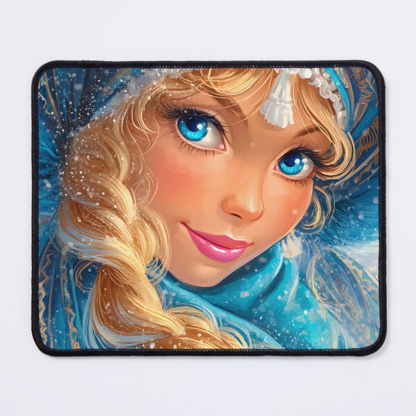 Item preview, Enchanting Winter Princess in Blue and White Attire designed and sold by Artessie.