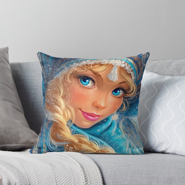 Item preview, Enchanting Winter Princess in Blue and White Attire designed and sold by Artessie.