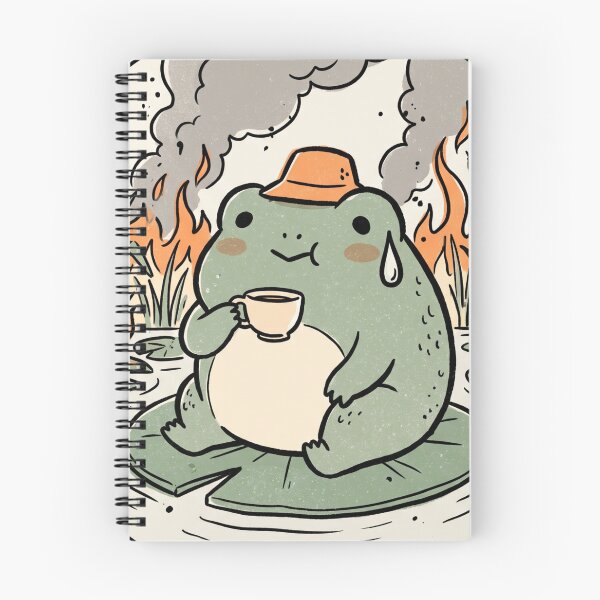 Item preview, Everything Is Fine Frog designed and sold by YesterdayTodayTomorrow.