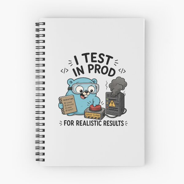 Artikelvorschau, Golang-Gopher-Maskottchen-Test entworfen und verkauft von Olena Du.