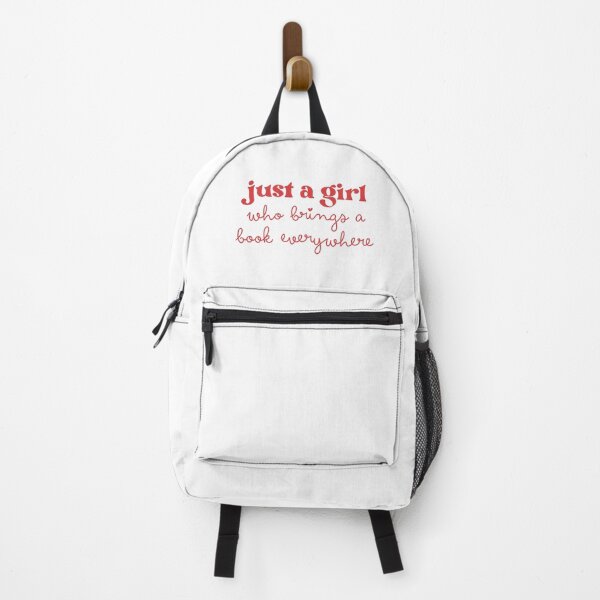 Item preview, Just a Girl Who Brings a Book Everywhere designed and sold by winterpumpkin.
