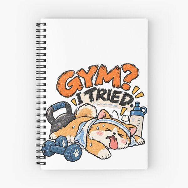 Item preview, Funny Corgi Gym Workout – Gym? I Tried designed and sold by Moonya26.