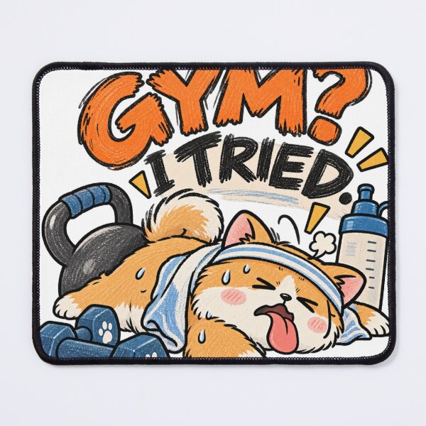 Item preview, Funny Corgi Gym Workout – Gym? I Tried designed and sold by Moonya26.