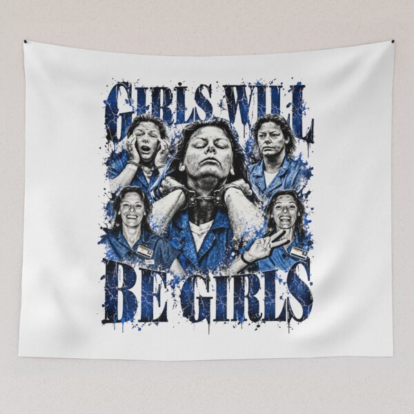 Item preview, Girls Will Be Girls Aileen Wuornos, Feminist Anti Trump MAGA Men, True Crime Lover, My Body My Choice designed and sold by Jessi-Scott-Art.