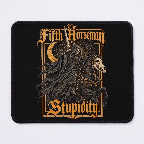 Item preview, The Fifth Horseman Stupidity designed and sold by ROUX-ART.