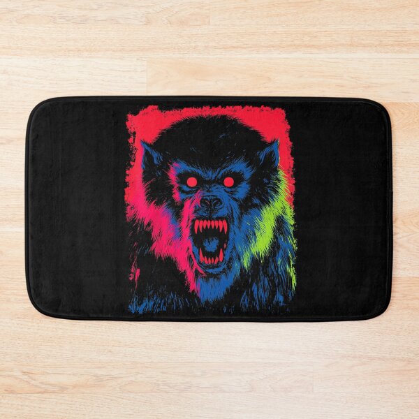 Item preview, Scary Neon Werewolf Halloween Pop Art designed and sold by NoeValdric.