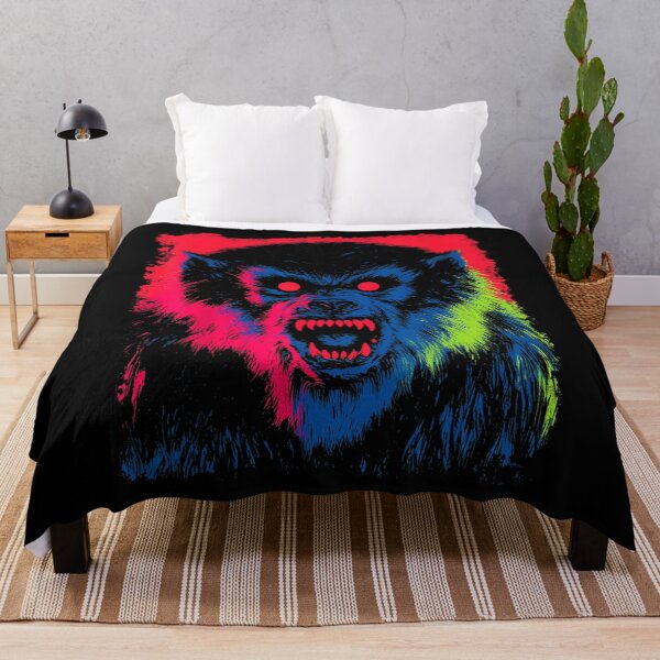 Item preview, Scary Neon Werewolf Halloween Pop Art designed and sold by NoeValdric.
