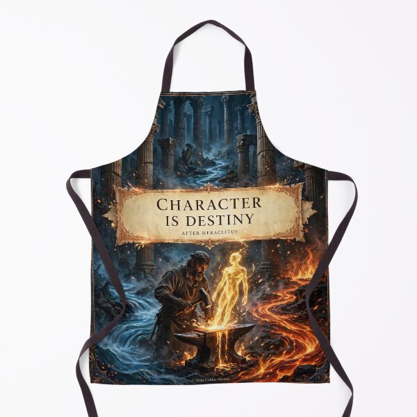 Item preview, "Character Is Destiny" — After Heraclitus Philosophy T-Shirt designed and sold by CalderVeritas.