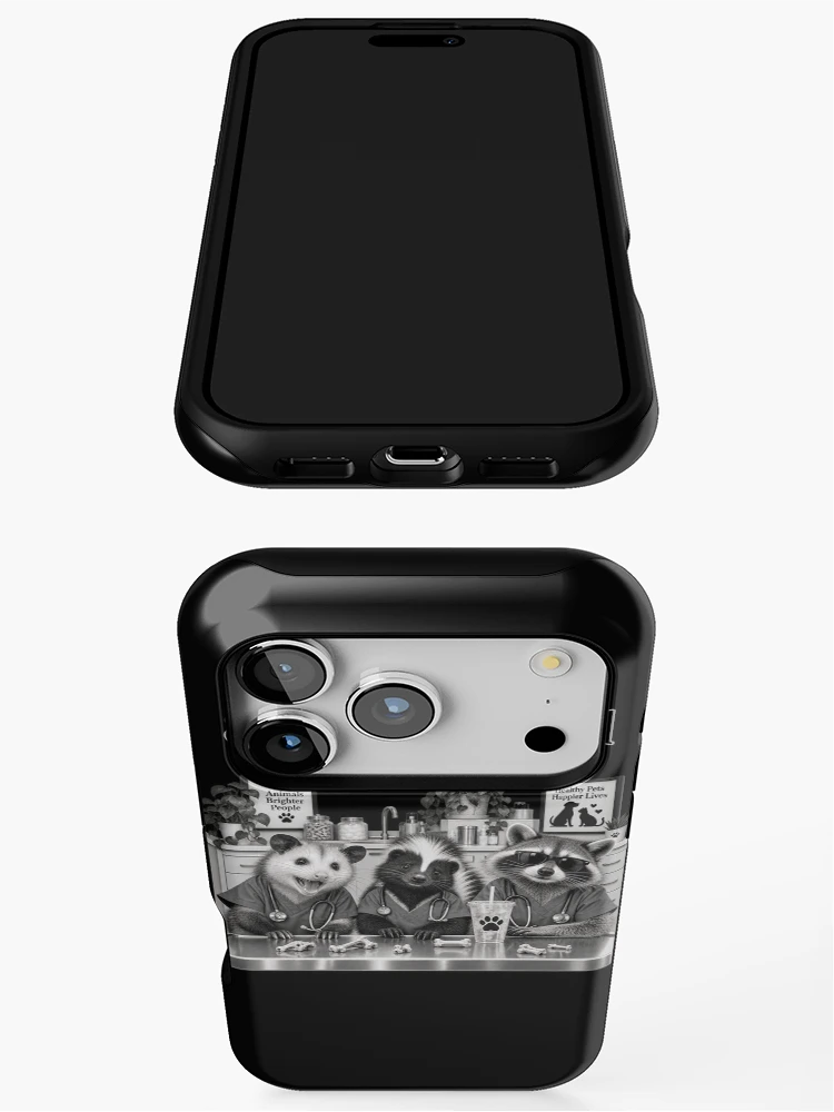 Thumbnail 3 of 4, iPhone Case, Support Your Local Vet Techs designed and sold by ROUX-ART.