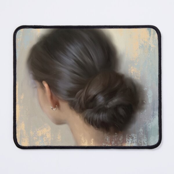 Item preview, Classic Portrait in Warm Beige and Blue designed and sold by LukianArtPrint.