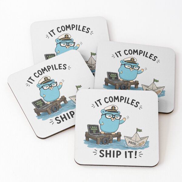 Item preview, Golang gopher mascot Command designed and sold by Olena Du.