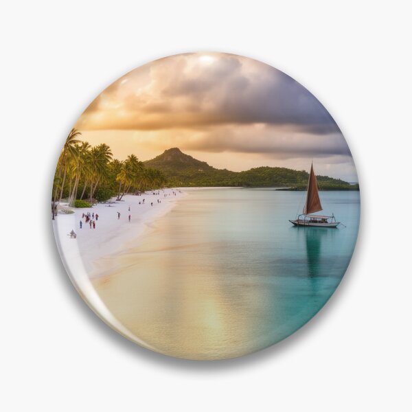 Item preview, Sailing Into Paradise - Tropical Lagoon Horizon designed and sold by nhk999.