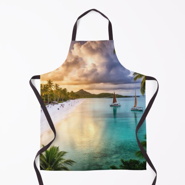 Item preview, Sailing Into Paradise - Tropical Lagoon Horizon designed and sold by nhk999.