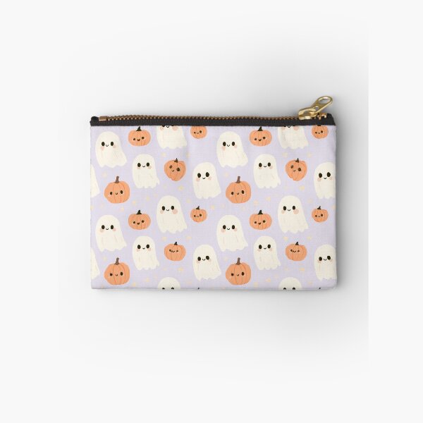Item preview, Cute Halloween Ghost and Pumpkin Pattern designed and sold by Aelbrn.