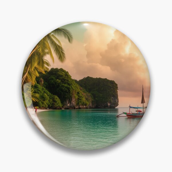 Item preview, Emerald Cove Escape - Tropical Beach Paradise designed and sold by nhk999.