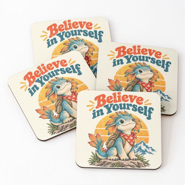 Item preview, Believe In Yourself Retro Baby Dragon designed and sold by lungpleecha.