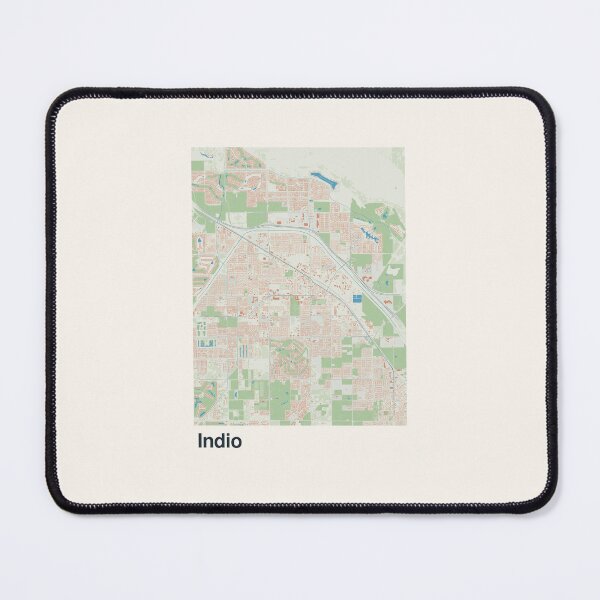 Item preview, Indio Minimalistic Map Art designed and sold by MapsNerd.