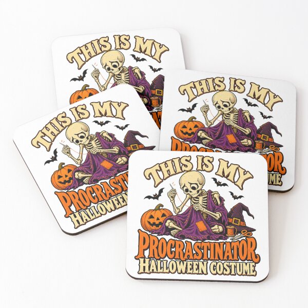 Item preview, THIS IS MY PROCRASTINATOR HALLOWEEN COSTUME designed and sold by WheelieGdArt.