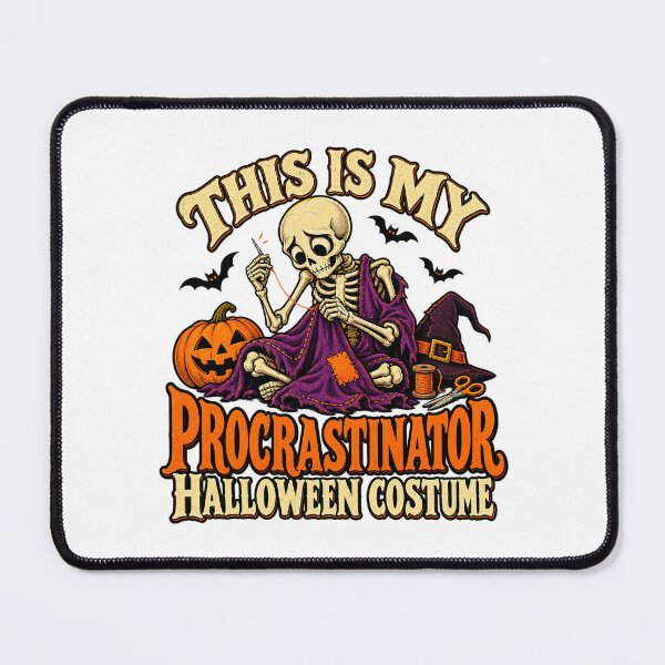 Item preview, THIS IS MY PROCRASTINATOR HALLOWEEN COSTUME designed and sold by WheelieGdArt.
