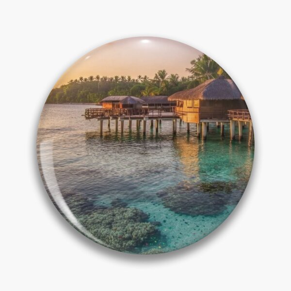 Item preview, Crystal Lagoon Retreat - Tropical Island Paradise designed and sold by nhk999.