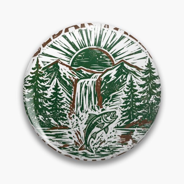Item preview, Cedar Falls National Park Vintage Badge Woodcut Design for Hiking and Camping Lovers designed and sold by TheShopier.