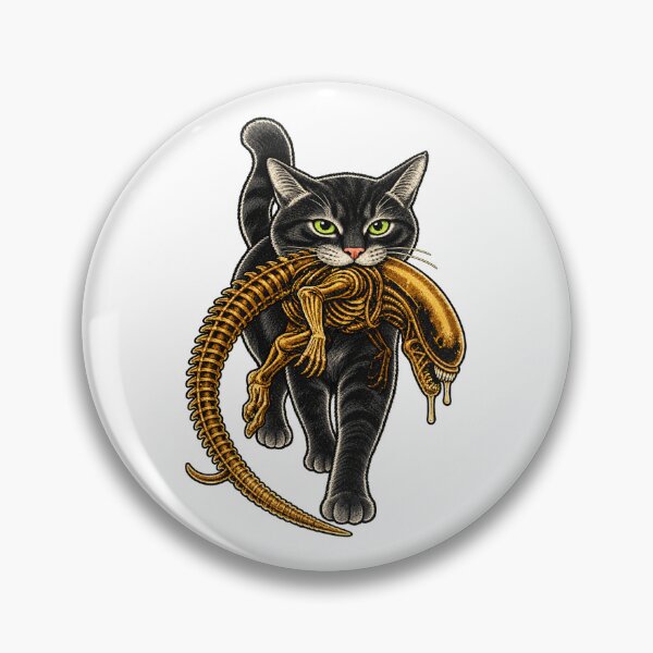 Item preview, Cat Carrying Alien Halloween designed and sold by Kladhadredo.